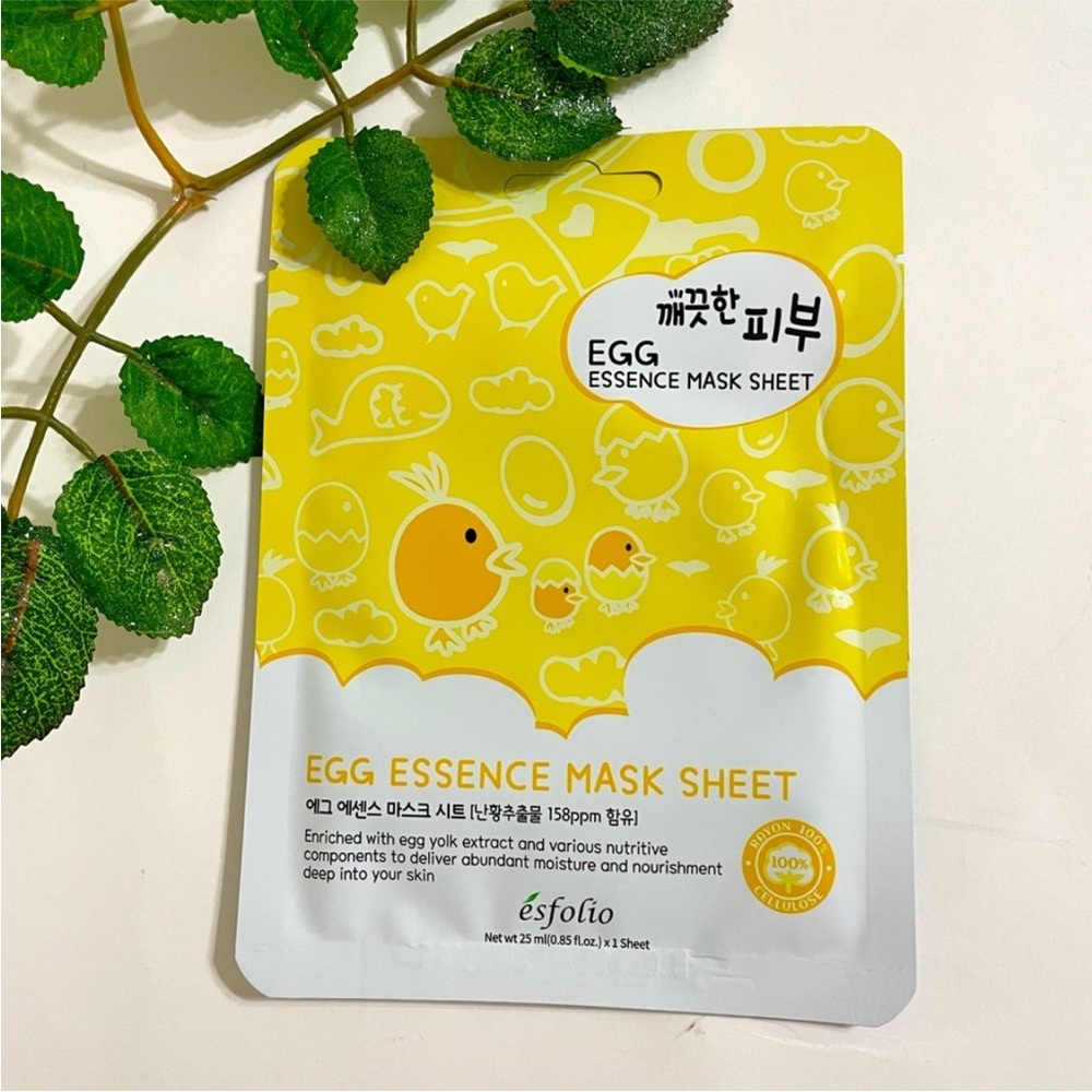 New $5ea OR 5/$15 ESFOLIO Egg Moisturizing and Nourishing Facial Mask